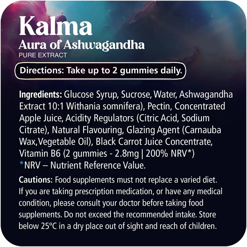 Kalma Pure Ashwagandha Extract | Trial Pack x10 Gummies | Vegan | Gluten Free | GMO Free | Dairy Free 4