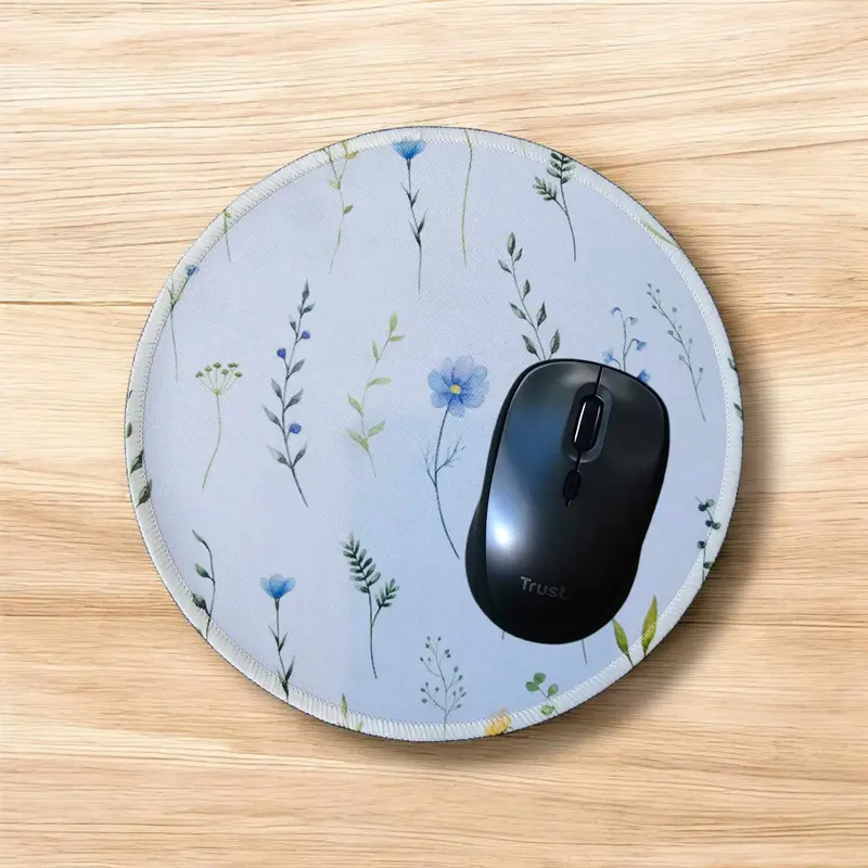 Springtime Flower Mouse  Mat, 22cm, 2mm Thickness, Non-Slip Mouse Mat 0
