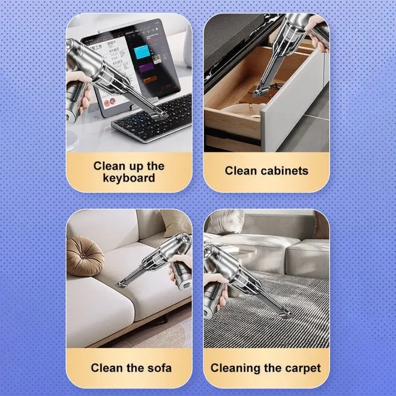 Cordless UK Car Vacuum Cleaner: Wet/Dry, Strong Suction, Handheld Cleaning hoover wireless 5