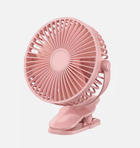 USB Rechargeable 3 Speeds Mini Cooling Fan Clip On Desk Baby Stroller Portable 3