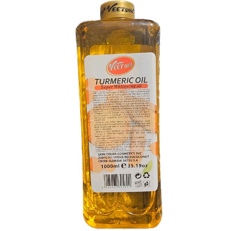 Veet gold face and body turmeric super whitening oil for body repair Body Care Moisturizing 5