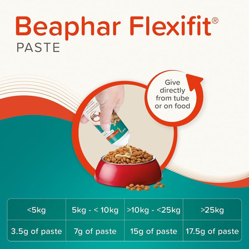 Beaphar Flexifit Advanced Joint Supplement Paste for Cats & Dogs – 250g 3