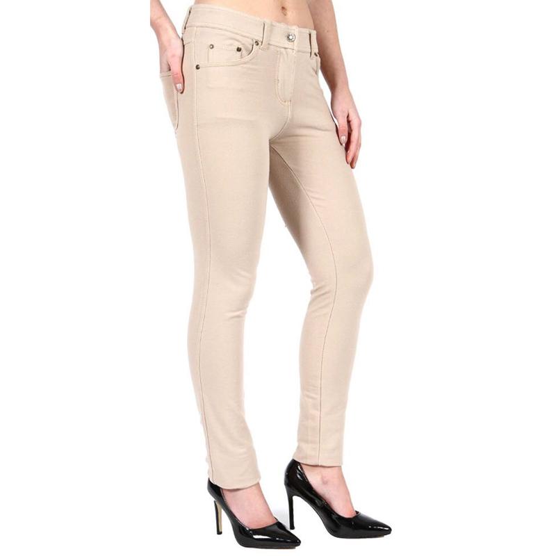 Women's Plain Jeggings Stretchy Skinny Zip Up High Waist Trousers Jeans Pants, Soft Stretchy Comfortable Material- Womenswear Leggings Size 8 to 20 4