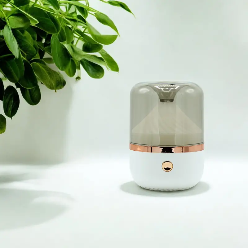 Aroma Diffuser White and Bronze USB Colour Change 1
