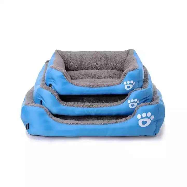 Soft Fluffy Warm Coral Fleece Calming Cushion Pet Bed for Dogs and Cats - Available in 5 Sizes