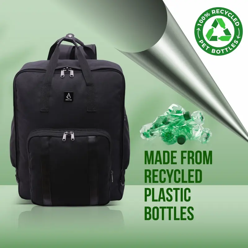 Aerolite 45x36x20cm Easyjet Maximum Eco-Friendly Super Premium Quality  With Removable Small Carry Pouch Recycled Eco-Friendly, Shower-Resistant Cabin Luggage Approved Travel Carry On Flight Rucksack with 10 Year Warranty backpack touchy 5