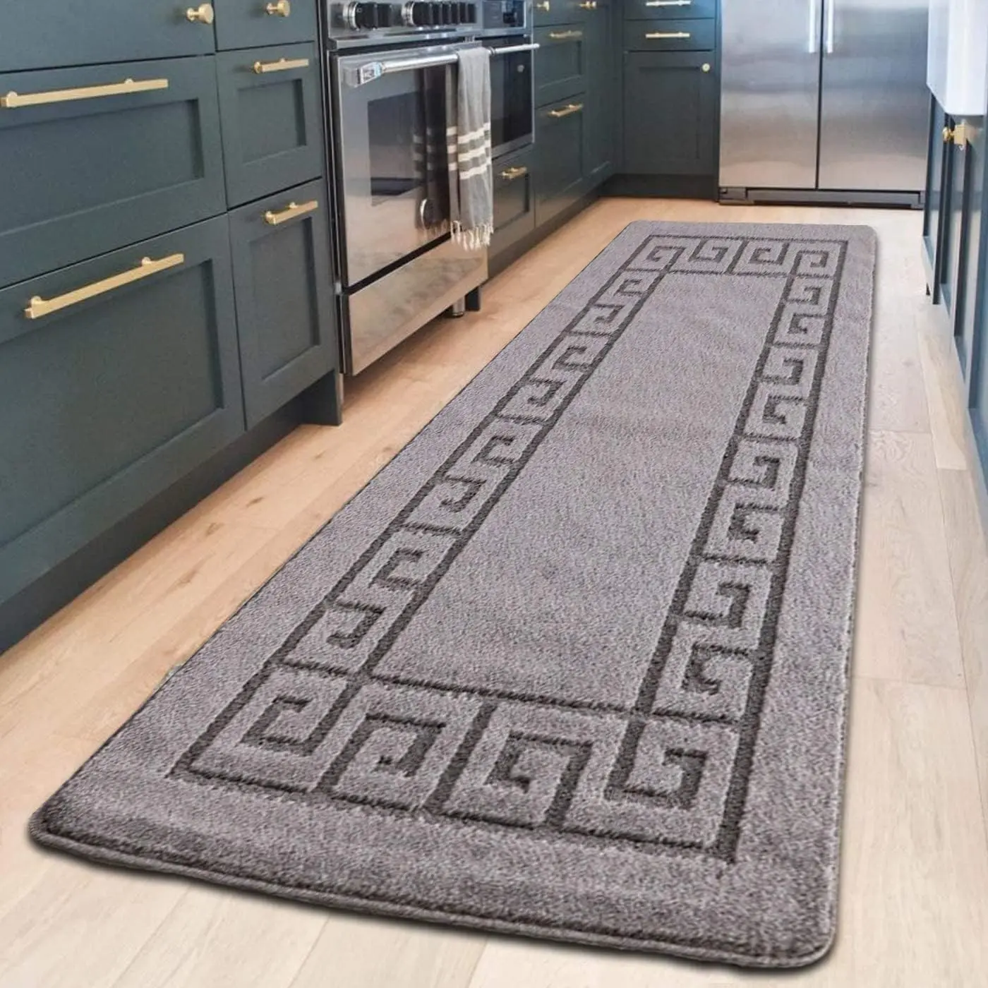 Rocco Non-Slip Modern Soft Area Rug Bathroom Mat Runner