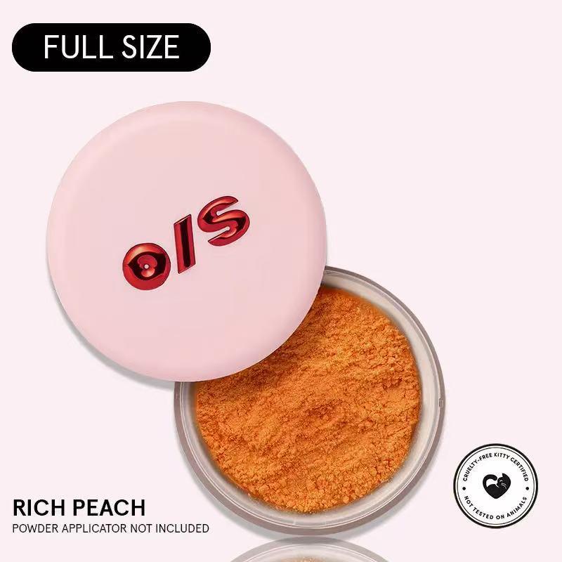 Product Introduction of ONESIZE Pure Desire and Atmosphere Makeup Loose Powder Blush Set with Puff - Ultra Pink No.1 - 10g 5