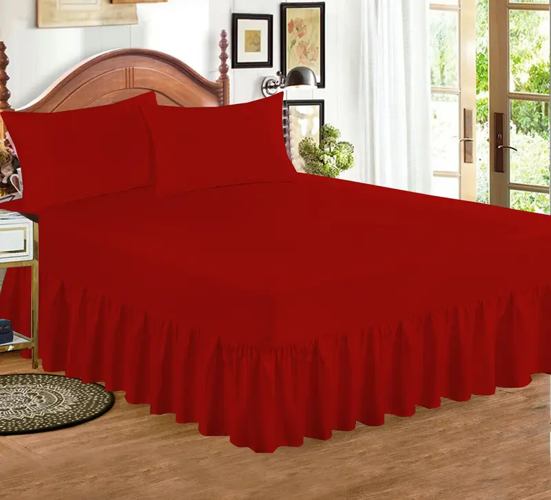 Extra Deep Fitted Valance Sheet Bed Sheets Single Double King Super King Size 3