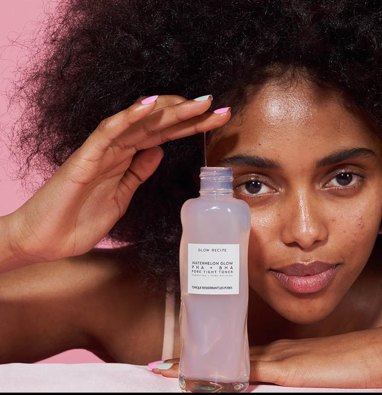 GLOW RECIPE Watermelon Glow PHA + BHA Pore-Tight Skincare Toner for Skin Repair [Next Day Delivery] Comfort Hydrating Moisture 4