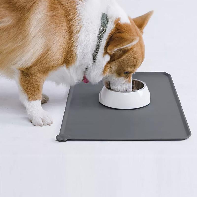 Product Introduction of Non-Slip Pet Food Mat for Bowls & Raised Feeders, Easy to Clean, 47x30cm - Versatile Use 12
