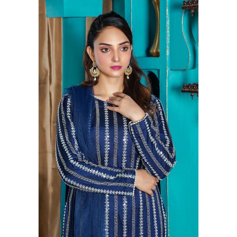 Mahham Luxury Collection  Navy Blue D-12 8