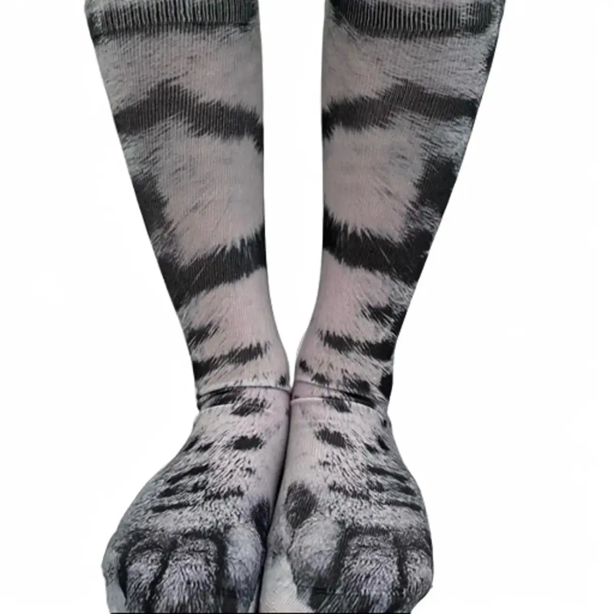 3D Animals Paw Print Socks Unisex Casual Cat Dog Horse  Pig  Paw Socks Funny Leopard Tiger for Party Womenswear Underwear Lady Basic Comfortable Fit Comfort Women