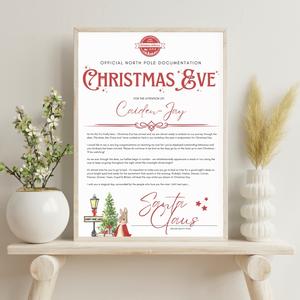 Pay What You Can Afford - Christmas Eve Letter From Santa