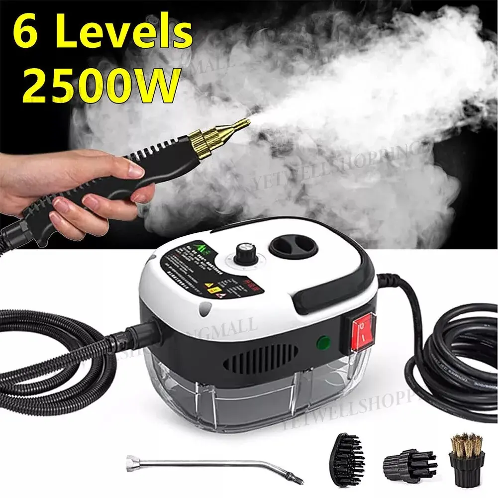 UK 2500W Portable Handheld High-Temperature Steam Cleaner for Home Cleaning