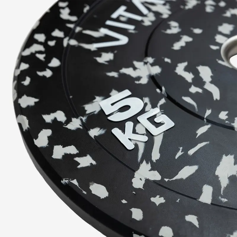 Fleck Bumper Plates - High-Quality Foam and Rubber Material for a Safe and Comfortable Workout 1