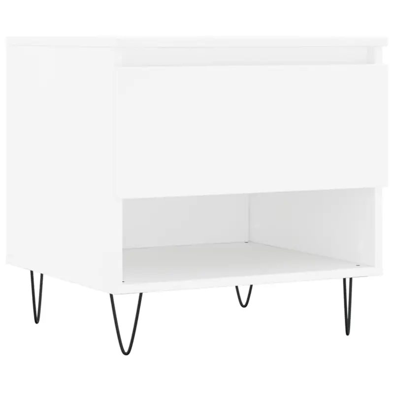 Coffee Tables 2 pcs White 50x46x50 cm Engineered Wood 4