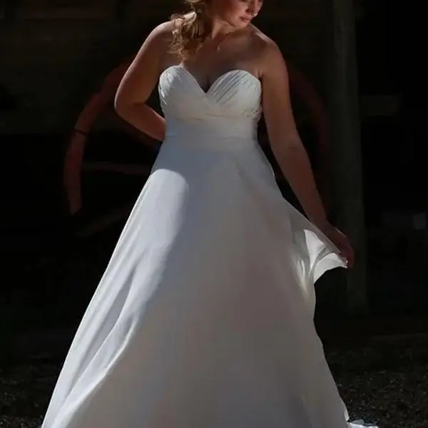 Style Paisley Bridal Dress - Women's chiffon Aline Gown Wedding Dress - Comfortable and Stylish - Womenswear size 10