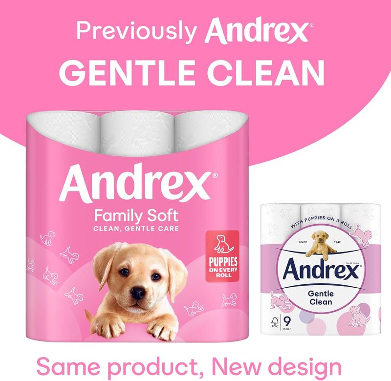 Andrex Family Soft Toilet Tissue 24 Standard Toilet Rolls Wipes   |   Andrex Soft Tissue household, Toilet Tissue 24  Rolls wet  toilet   [Fast  Delivery] 5