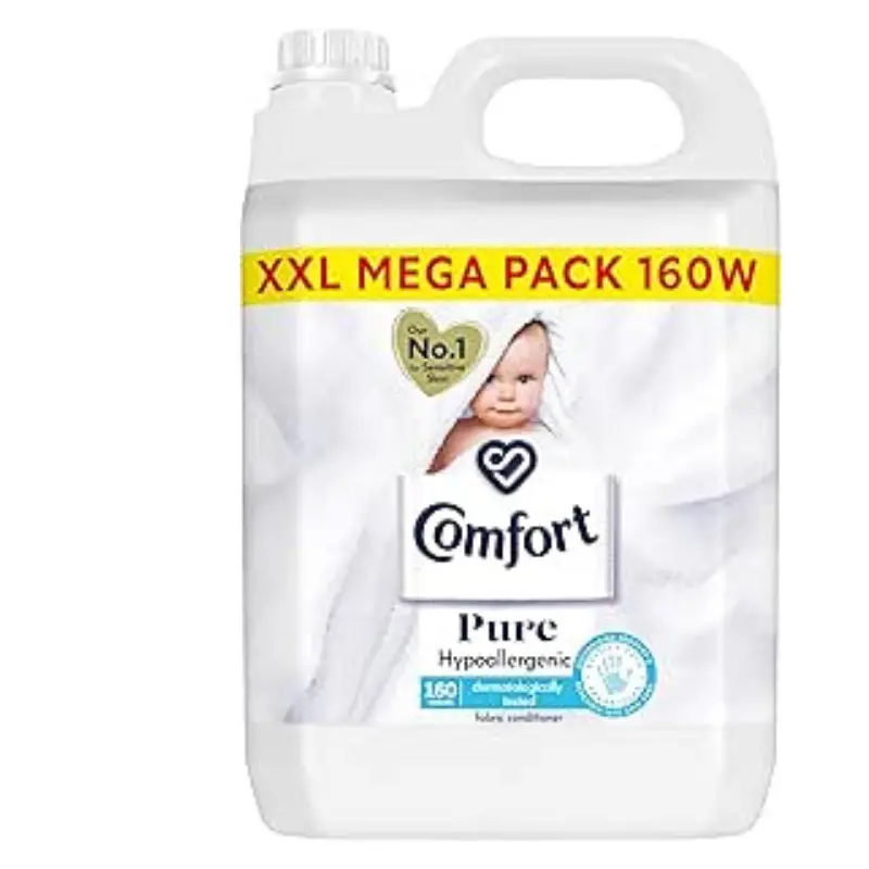 Comfort Pure Sensitive Fabric Conditioner dermatologically tested gentle next to sensitive skin 160 washes (4.8 L)