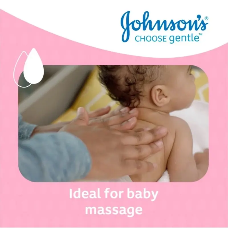 Johnson's Baby Oil 6x200ML - Moisturizing Baby Oil for Soft Skin 3