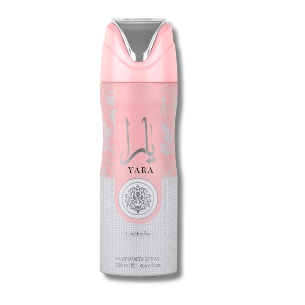 Yara by Lattafa Perfume & Deodorant Bundles - Arabian Floral Gourmand Fragrance with Vanilla & Tropical Fruits Aroma - Comfort, Body Care Scent Blend Daily Scented Gift 2