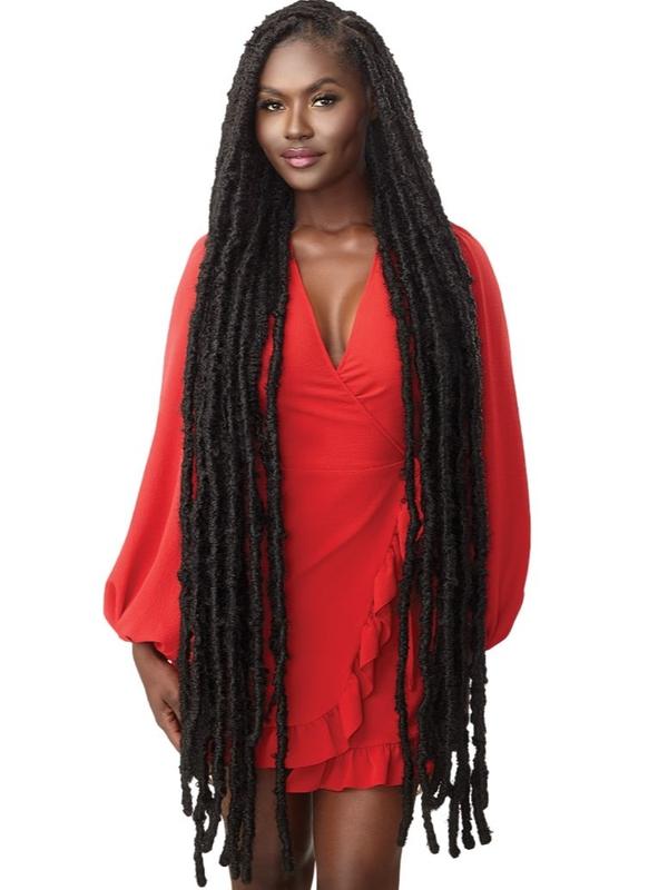 24" 3X Realsitic Outre Twisted Up Springy Afro Twist Curly, Pre-fluffed, Pre-separated, Minimal Tangle Locs, Twists Hair - Synthetic Braiding & Crochet Hair Extensions 1