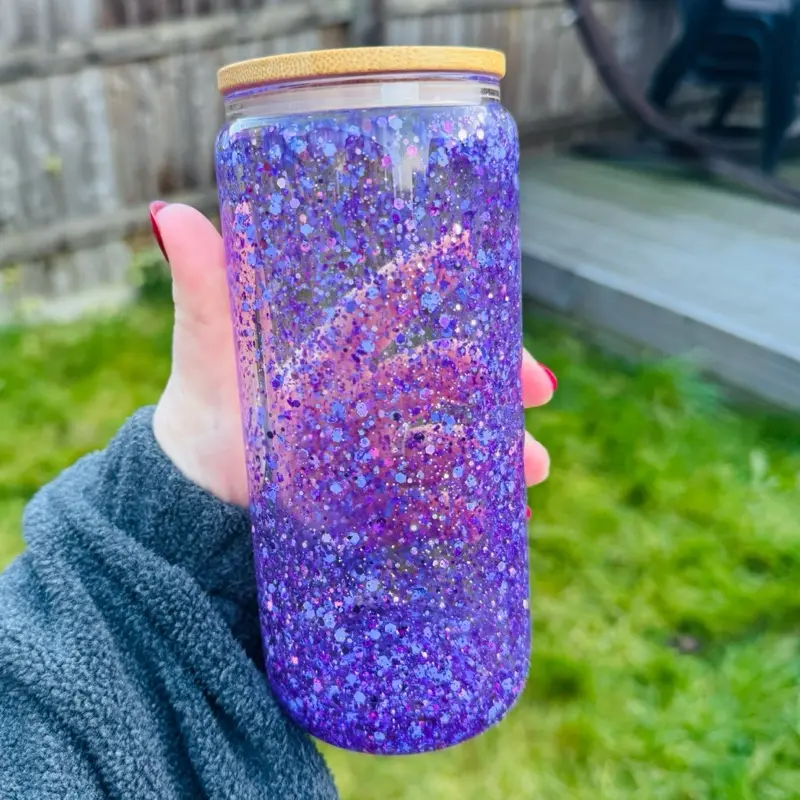 Personalised Snow Globe Tumble - Perfect for Drinks - Drinkware 2