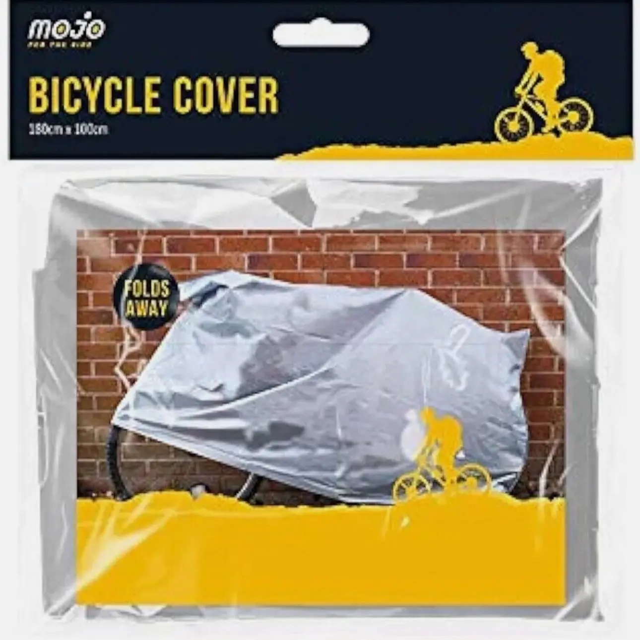 Mojo - 180cm x 100cm Fold Away Resistant Waterproof Bicycle Bike Cover New