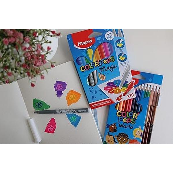 Color'Peps 'Magic' - Colour Reveal Felt Tip Pens (Pack of 10), 844612 2
