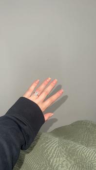 Product Review of Gold Lust Engagement Sterling Silver Ring from C**e 0