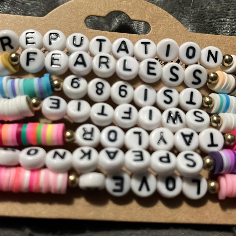 Taylor swift era tour friendship bracelet (FREE BRACELET GIFT WITH EVERY 2 BRACELETS PURCHASED)BUY 2 receive 3,buy 4 receive 6 bracelets!!!! 6