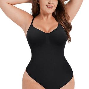 FeelinGirl Seamless Covered Bust Jumpsuit Thong Bodysuit Fit Comfort Slimming  Womenswear 1 Breathable Hip Tops Nylon
