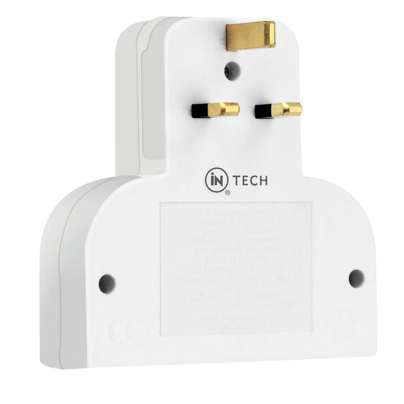 Double Plug Adapter With Twin USB Charging 3