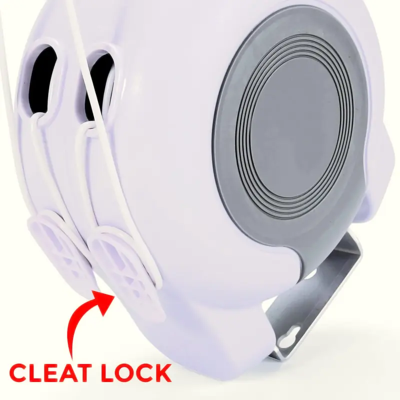 30m Retractable Clothes Reel Double Washing Line Wall Mounted Outdoor Accessories Laundry 4