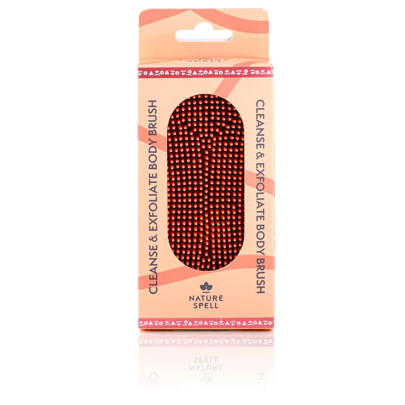 Nature Spell Cleanse & Exfoliate Body Brush - Double Sided Silicone Brush and Scalp Massager for Deep Cleansing and Gentle Exfoliation - Body Care 5