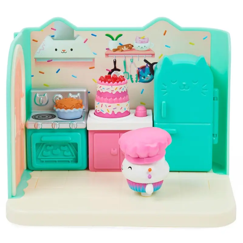 Dollhouse Rainbow-Themed Celebration Doll House + 6 Deluxe Rooms (3+ Years) 3