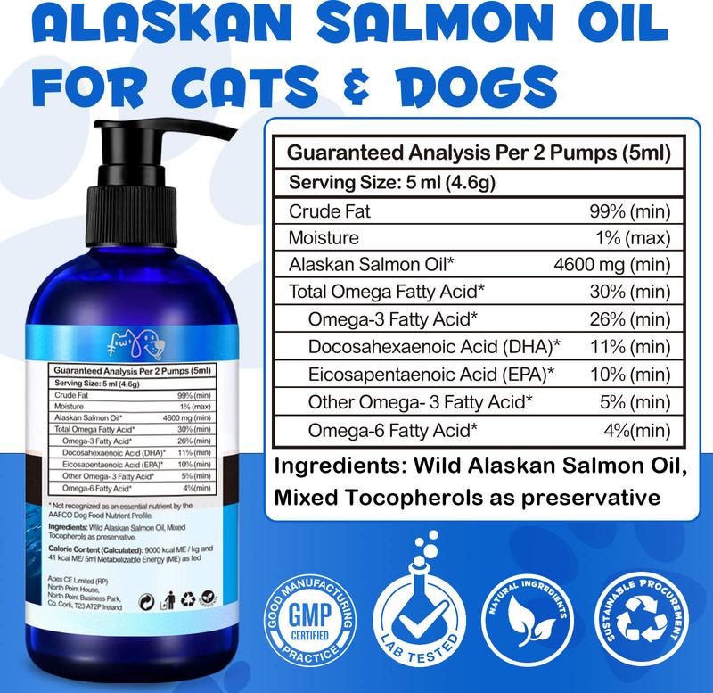 Product Introduction of Premium wild Alaska salmon oil for dogs and cats 4