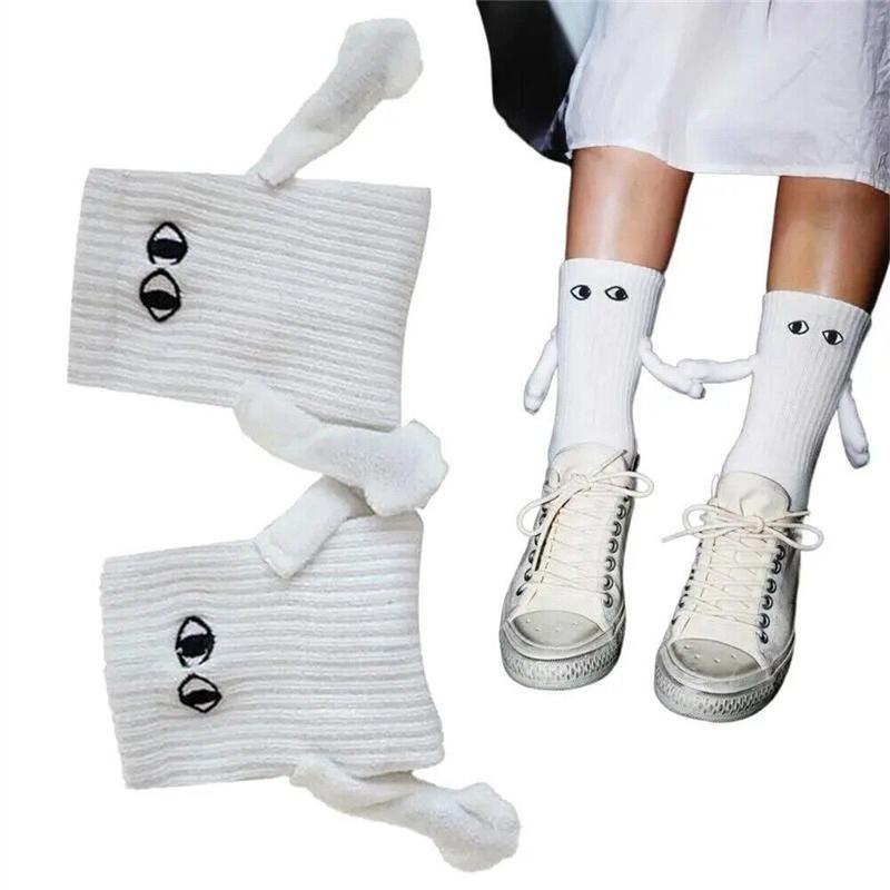 Magnetic Hand Holding Socks 2023, Hand In Hand Socks, Couple Holding Hands Socks 2