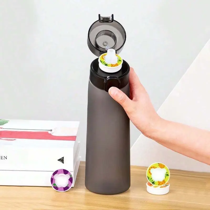 Product Introduction of Cirkul Sports Water Bottle - Zero Sugar, Zero Calories, Leak-Proof, Reusable, Portable, Washable, Straw Pink 0