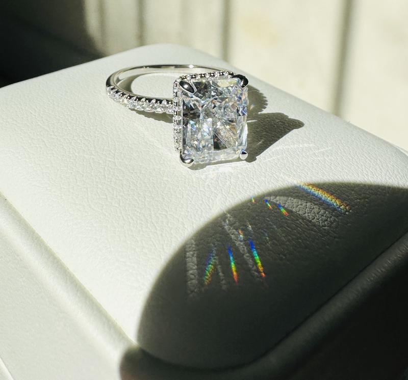 Infinity Glow Sterling Silver Ring 3