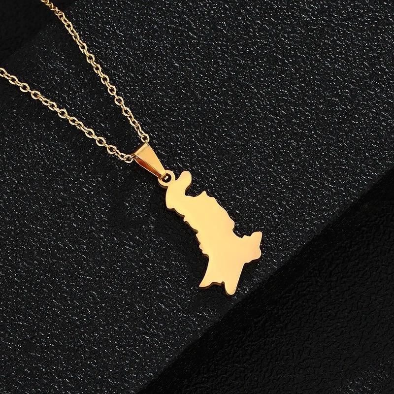 Pakistan Map Necklace 1