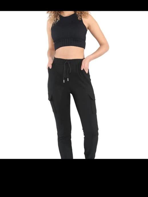 Ladies Women Cargo Strechy Trouser With Pocket 1