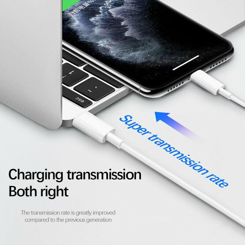 PD USB Type C to iPhone Fast Charger Cable for App iPhone le 14 13 12 11 Pro Max Charging Sync Mobile Cellphone Device Computer Smartphone Electronic 4