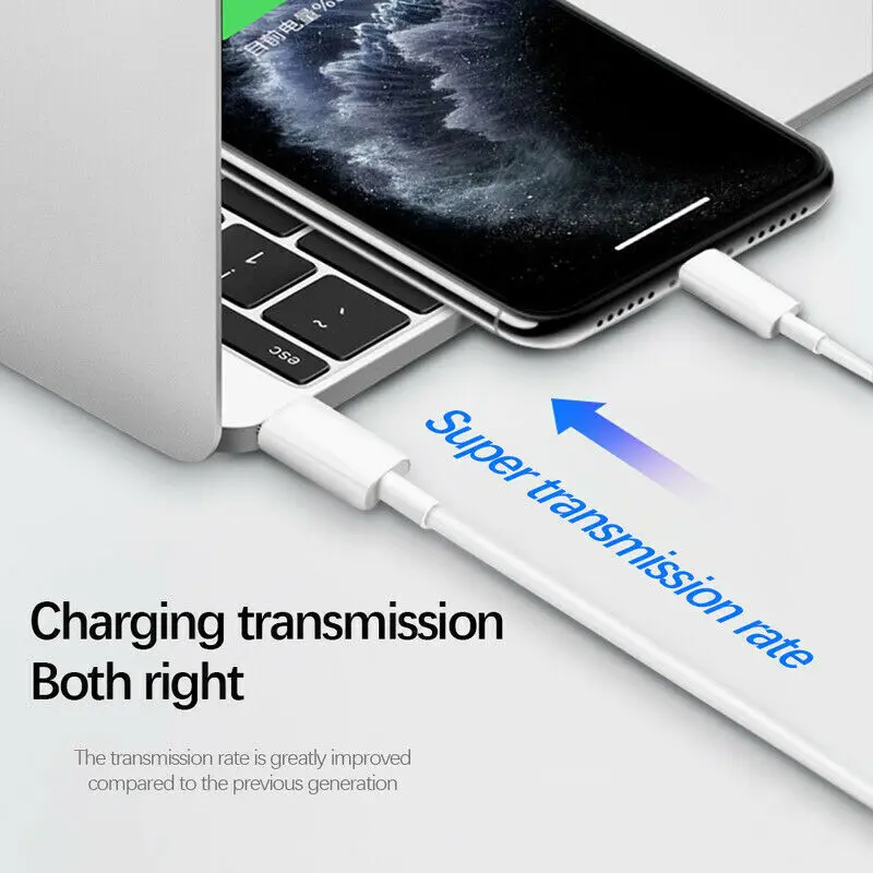 PD USB Type C to iPhone Fast Charger Cable for App iPhone le 14 13 12 11 Pro Max Charging Sync Mobile Cellphone Device Computer Smartphone Electronic 4