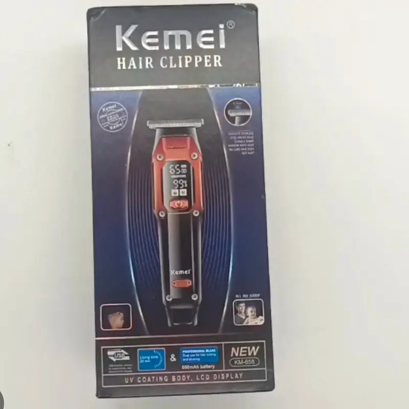 Kemei KM-658 Professional Hair Clipper With LCD Display Barber Machine - Comfort 4