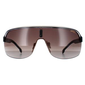 Carrera Sunglasses Topcar 1/N 2M2 HA Black Gold Brown Gradient for Unisex Sunglasses - Mens - Womens - Sunglasses - Eyewear