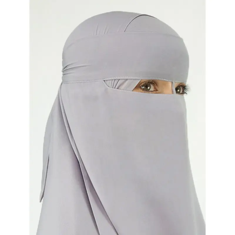 Short 1 Layer Niqab | Thin Nose String 7