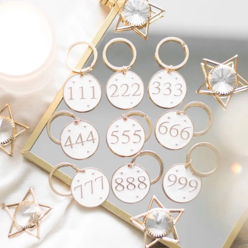 Angel Number Key Ring