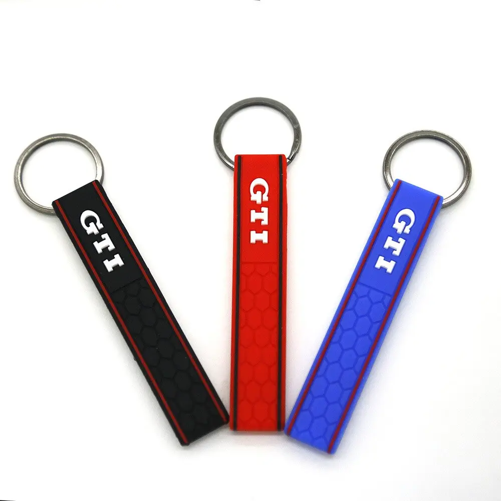 Volkswagen GTI Silicone Keyring (Multiple Colours)